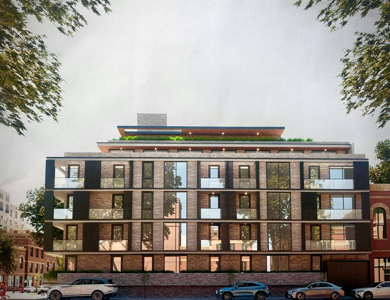 Astor 14 — side / rear facade render